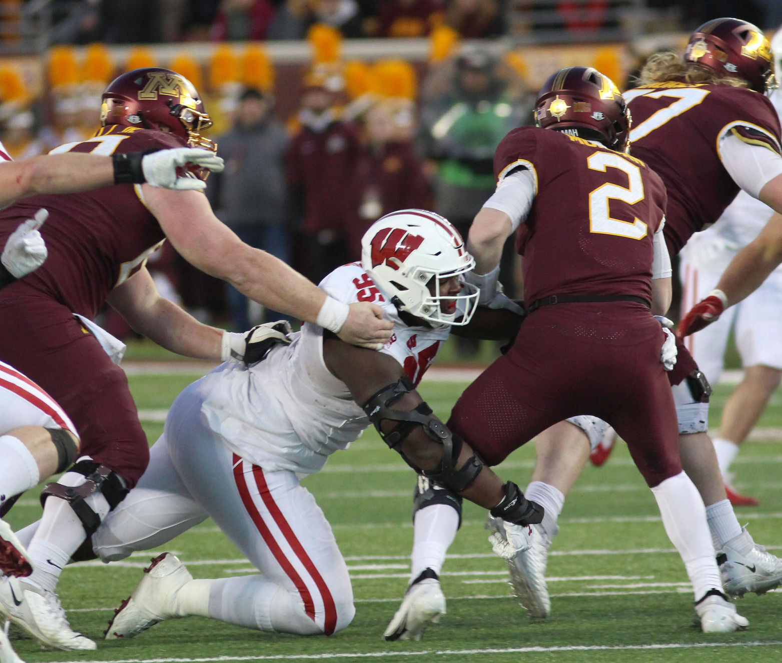 Wisconsin football at Minnesota 11-27-21